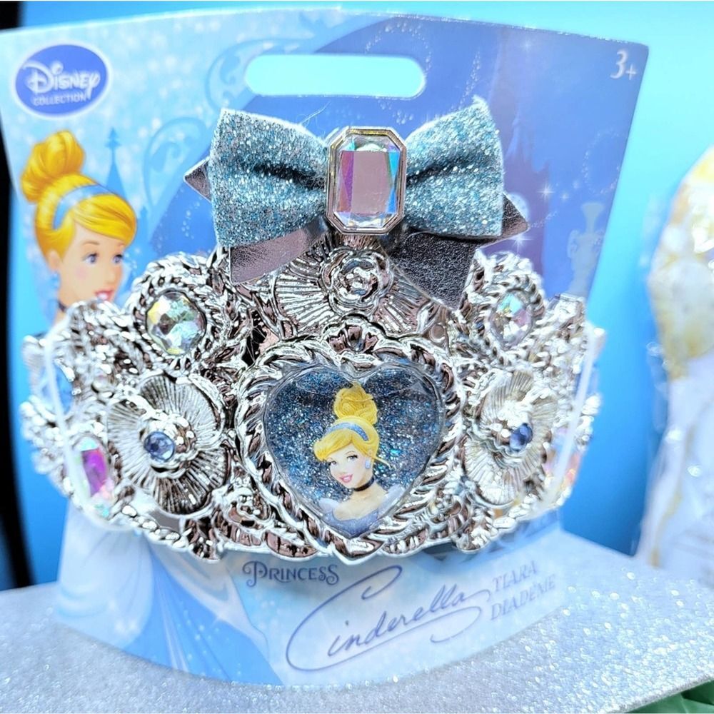 Disney Cinderella Silver and Blue Tiara
